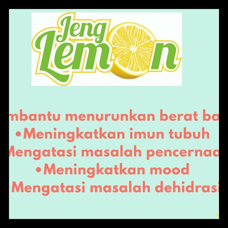 

Pasti Murah Jeng Lemon Sari Lemon Diet 500Ml