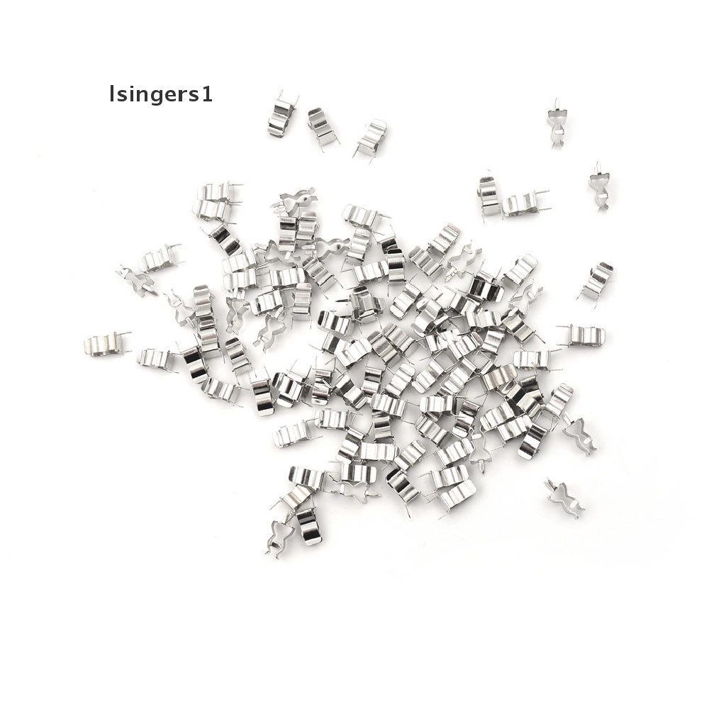 (lsingers1) 100pcs Klip Holder Sekring Listrik 5x20mm Untuk PCB