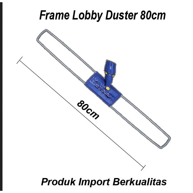 Frame Lobby Duster 80cm/Kerangka/Bingkai Kain Lobby Duster