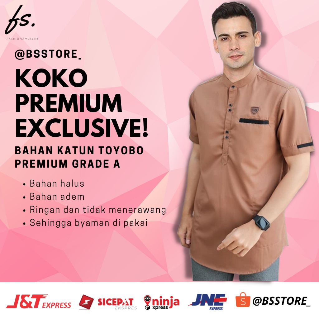 Pakaian Baju Jubah Gamis Laki Laki Kokoh Pria Dewasa Lengan Panjang Pendek Murah Slimfit Original Pa