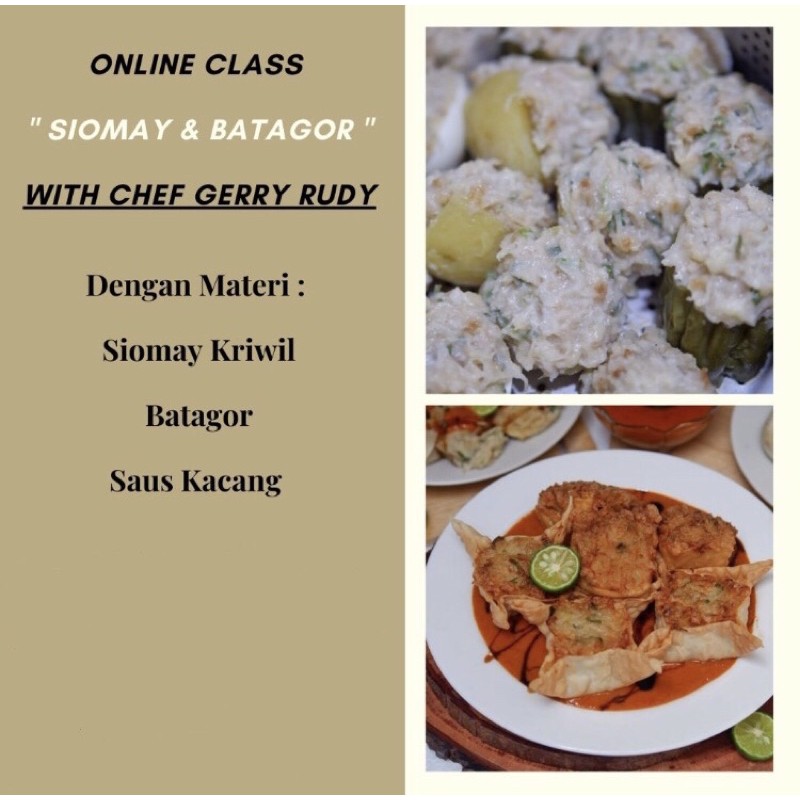 

kelas online siomay & batagor