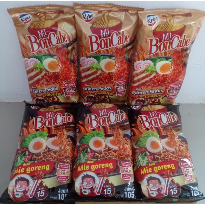 

Mie Boncabe Goreng Level 15 105 gr / Ramen Level 30 90gr