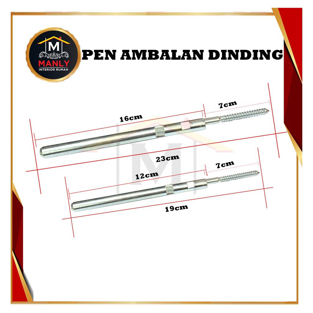 Sekrup / Skrup Pen Ambalan Melayang 4 inch 120 - 5 inch 160, Isi 1 pcs