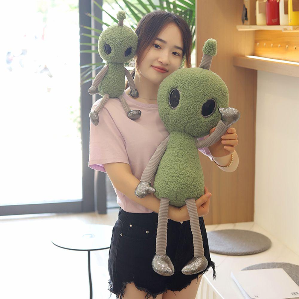 Lanfy Mainan Boneka Alien Bahan Plush Untuk Dekorasi Rumah / Hadiah Anak