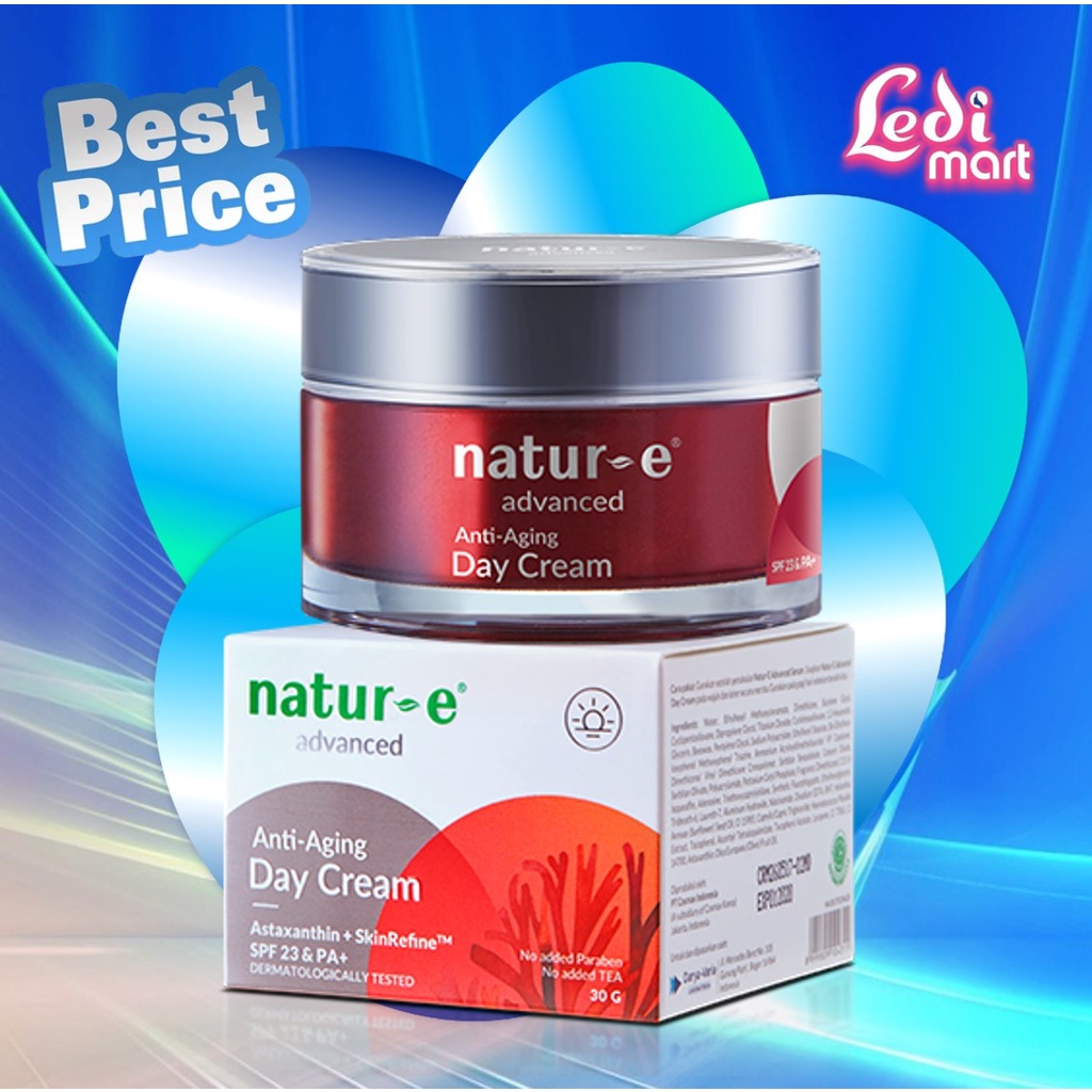 ORIGINAL Natur-E Advanced Anti-Aging Day Cream 30gr / Natur E Krim Wajah / LEDI MART