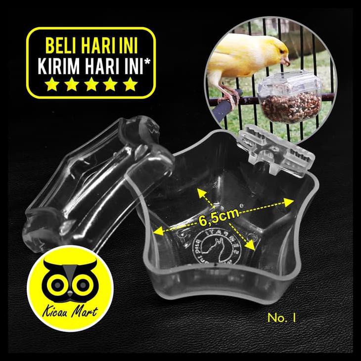 Indh Cepuk Segi 5 Anti Tumpah Cangkir Wadah Pakan Minum Burung Lovebird Cps Diskon Kode 361