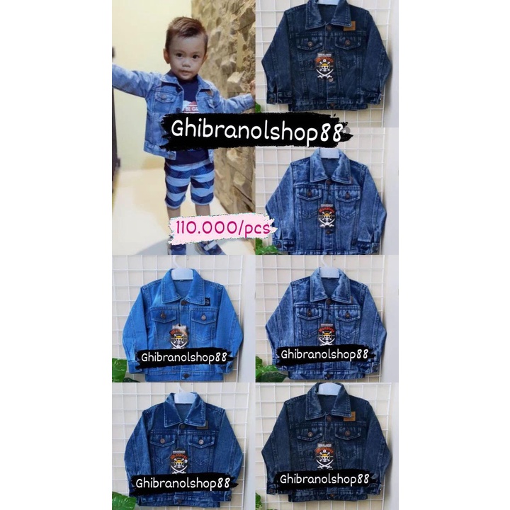 Jaket Jeans Anak Umur 2-7 Tahun | KAIN JEANS PREMIUM//Ghibranolshop88//Jaket Levis anak