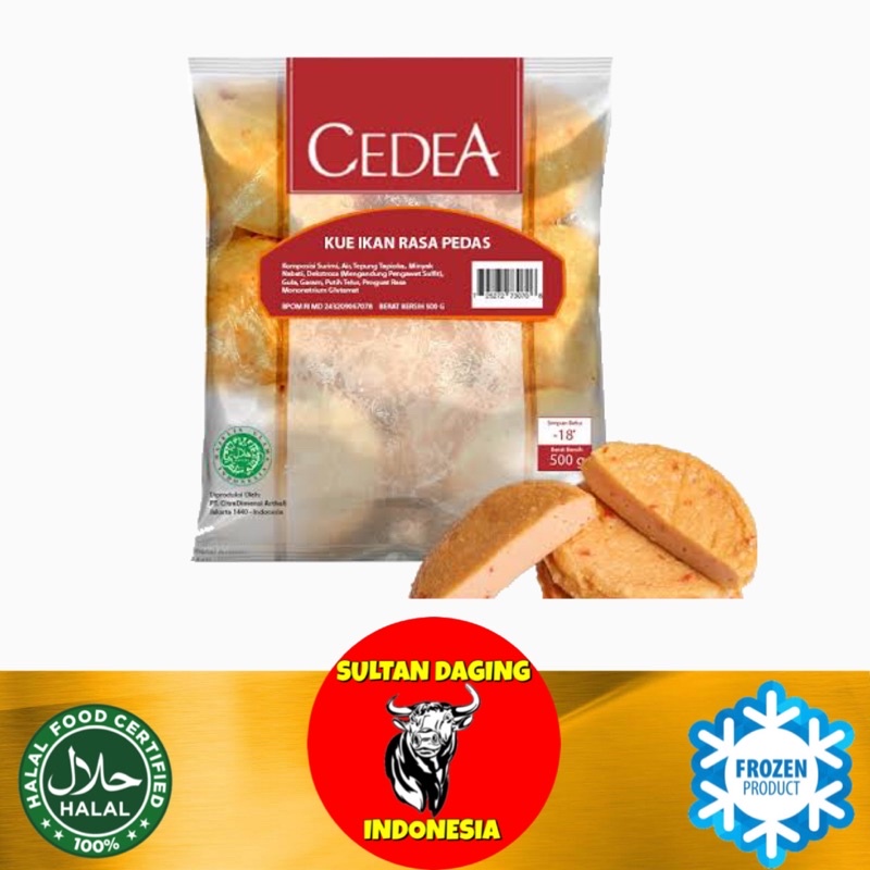 

CEDEA KUE IKAN RASA PEDAS 500 GRAM ISI 10 PCS/ KUE IKAN PEDAS/ KUE IKAN CEDEA/ KUE IKAN PEDAS/ CEDEA KUE IKAN PEDAS