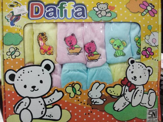 12Pcs Celana Pop Daffa Kado Bayi Baru Lahir-1