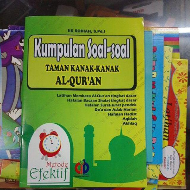 Kumpulan Soal Soal Tk Al Quran 51 Hal Dan Taman Pendidikan Al Quran Ci 78 Hal Shopee Indonesia