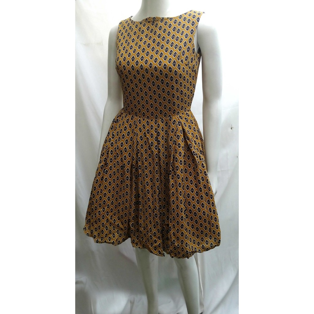 dress gucci batik rok tutu