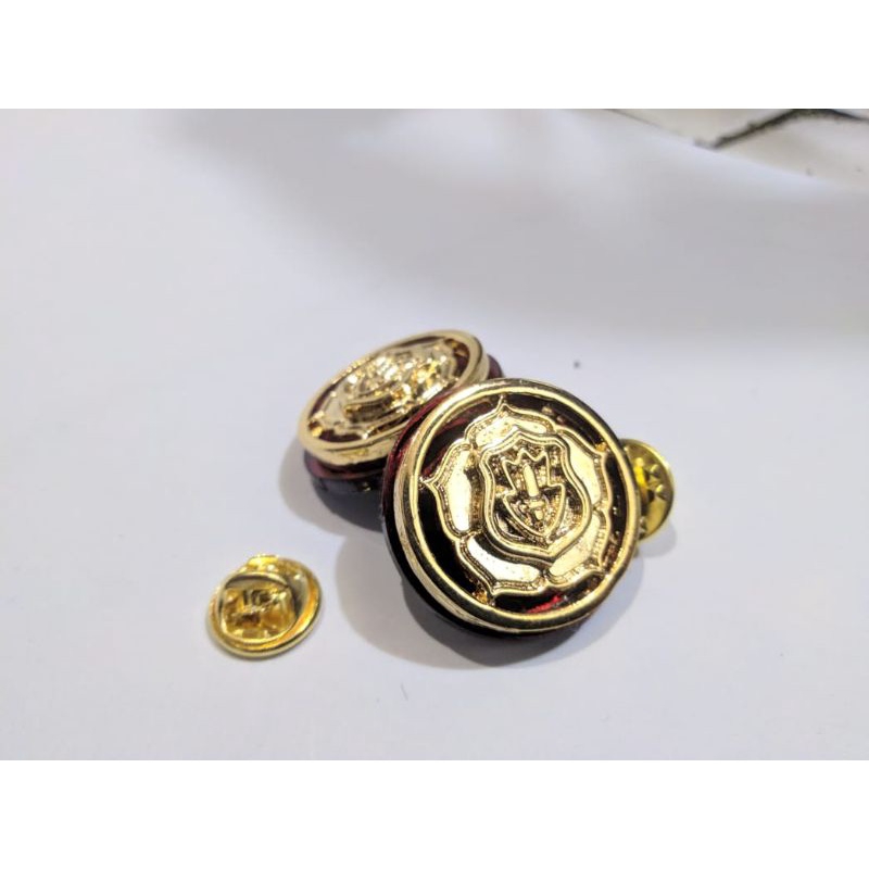 MONOGRAM SATPAM GOLD PREMIUM LAPIS EMAS GOLD PLATE