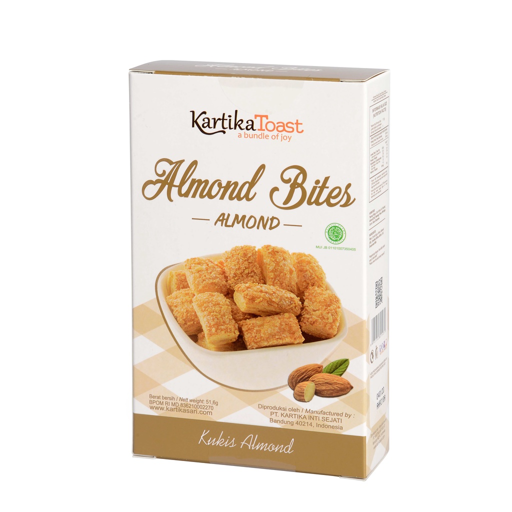 

ALMOND BITES 51.6 GR/PAKET HEMAT PALING LARIS/MURAH HARGA TERJANGKAU/PALING DICARI