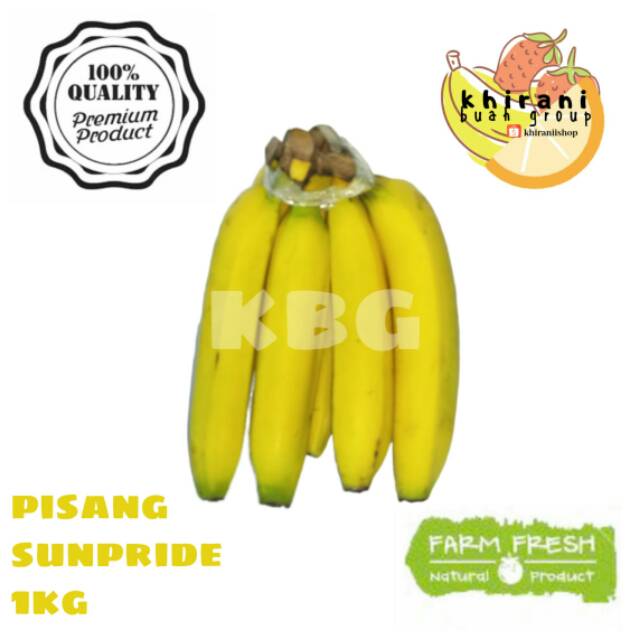 

PISANG SUNPRIDE/BUAH PISANG/BUAH SEGAR 1kg