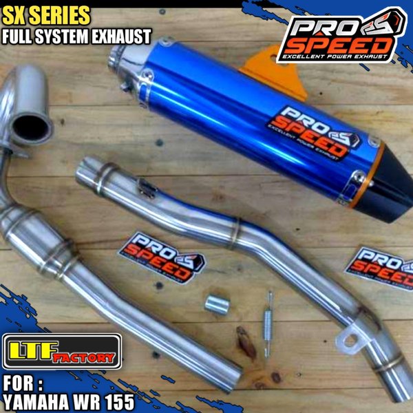 YAMAHA WR 155 - PROSPEED SX Series Full System Exhaust - Knalpot Racing Original - Stainless Steel