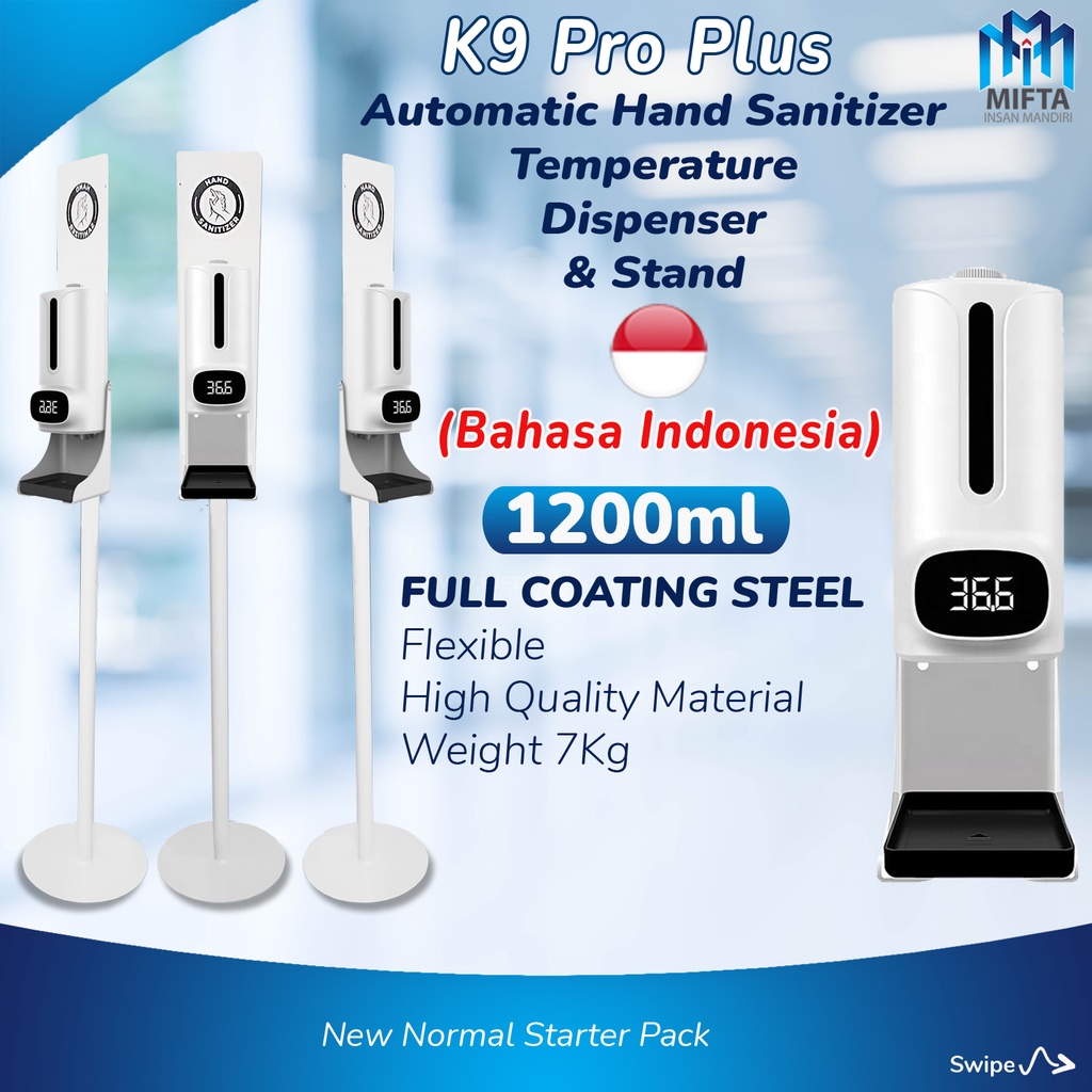 K9 PRO PLUS &amp; STAND / K9 PRO PLUS HAND SANITIZER DISPENSER 2 IN 1