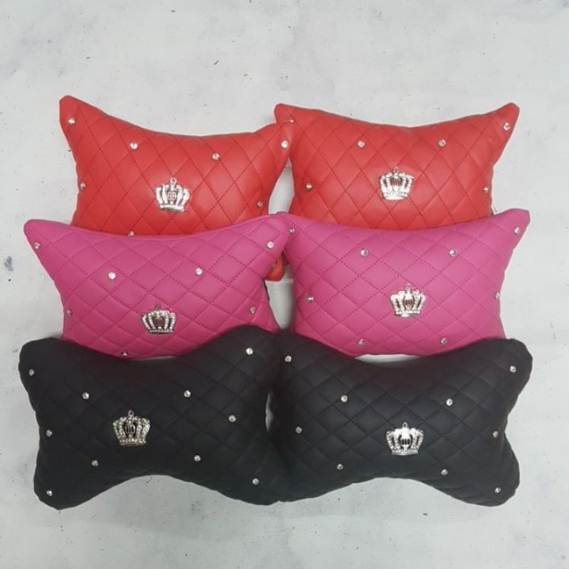 bantal leher jok mobil crown