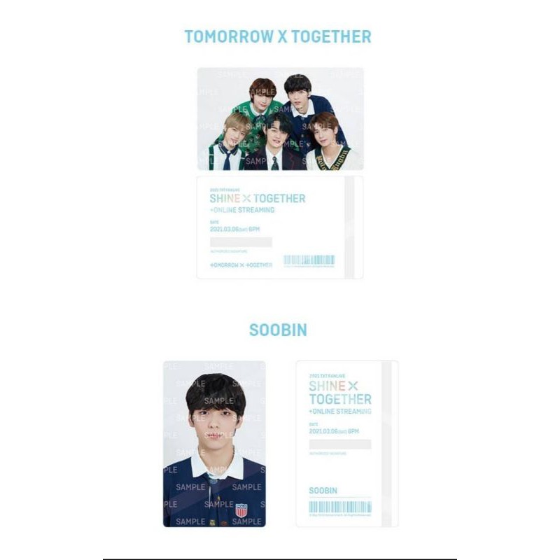 Pelunasan Card Ticket TXT Fanlive