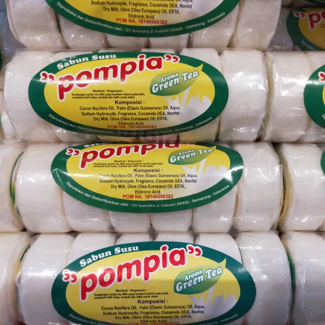 Sabun Susu Pompia Aroma Greentea
