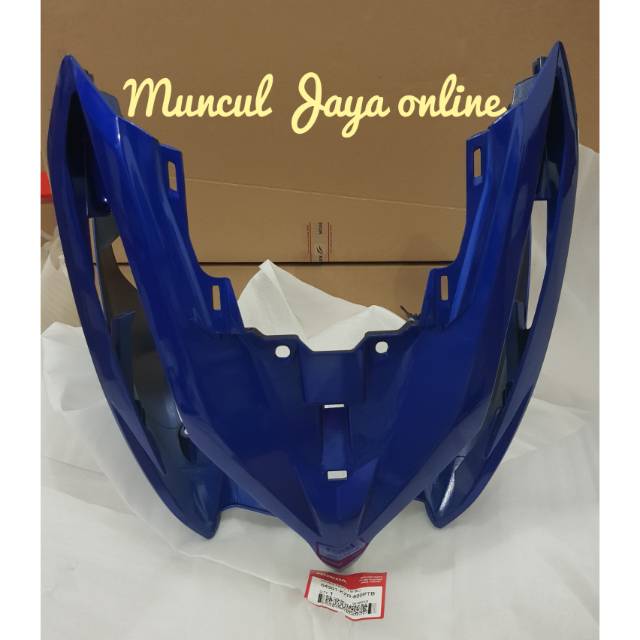 Cover Front Panel Tameng Lampu Depan Vario 125 Old Biru Tua  64301-KZR-600PTB