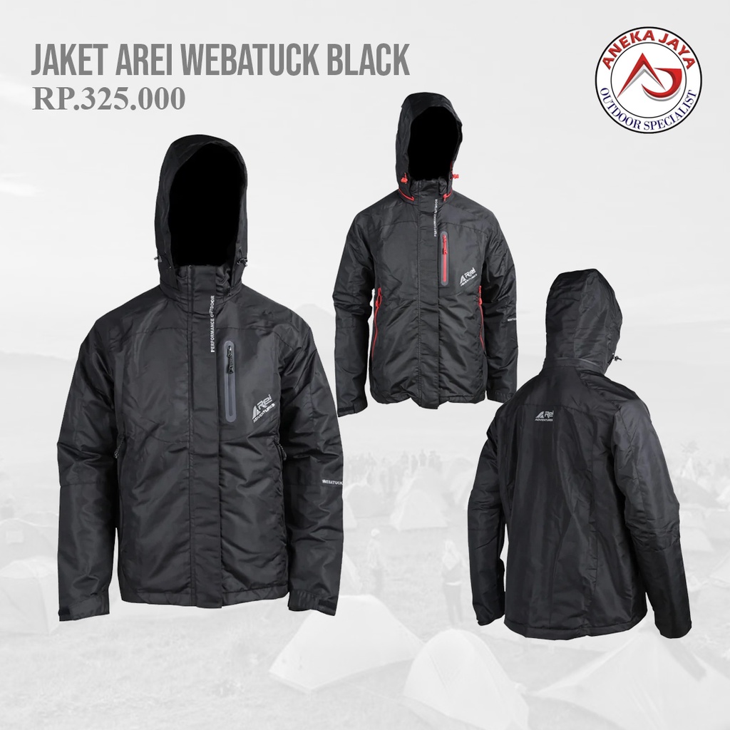 JAKET AREI WEBATUCK BLACK