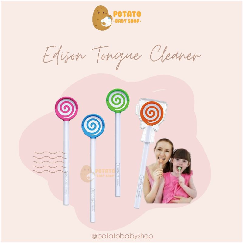 Edison Tongue Cleaner Lollipop - Pembersih Lidah