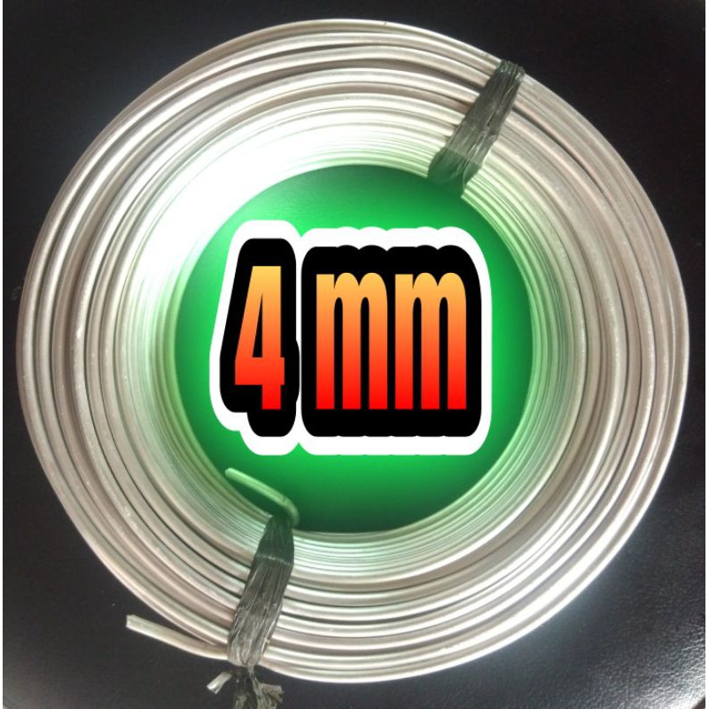 Kawat Bonsai Putih Doff 4mm Eceran Harga Per Meter