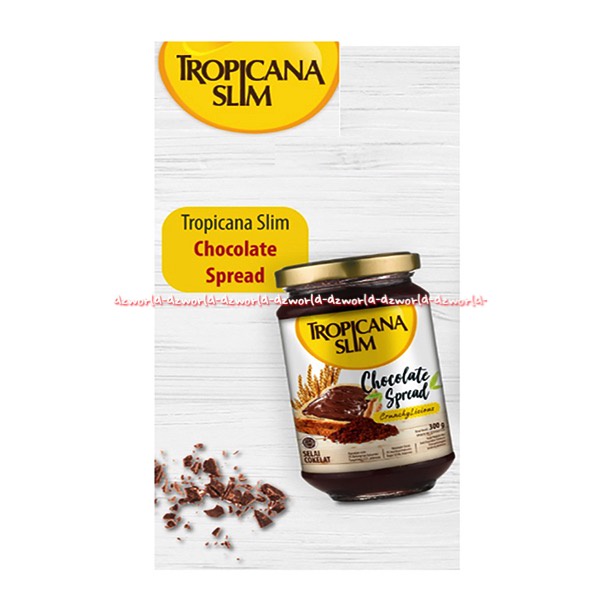 Tropicana Slim Chocolate Spread Jam 300gr Selai Coklat Cokelat Rendah Gula Selai Untuk Diabet Diabetes TS