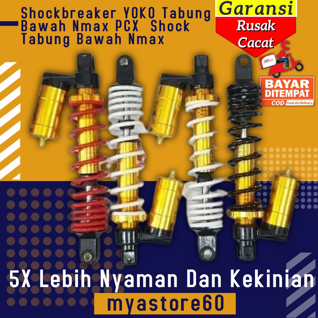 Shockbreaker Shock Shockbreker YOKO Tabung Bawah Nmax PCX Shock Tabung Bawah Aksesoris Nmax PCX