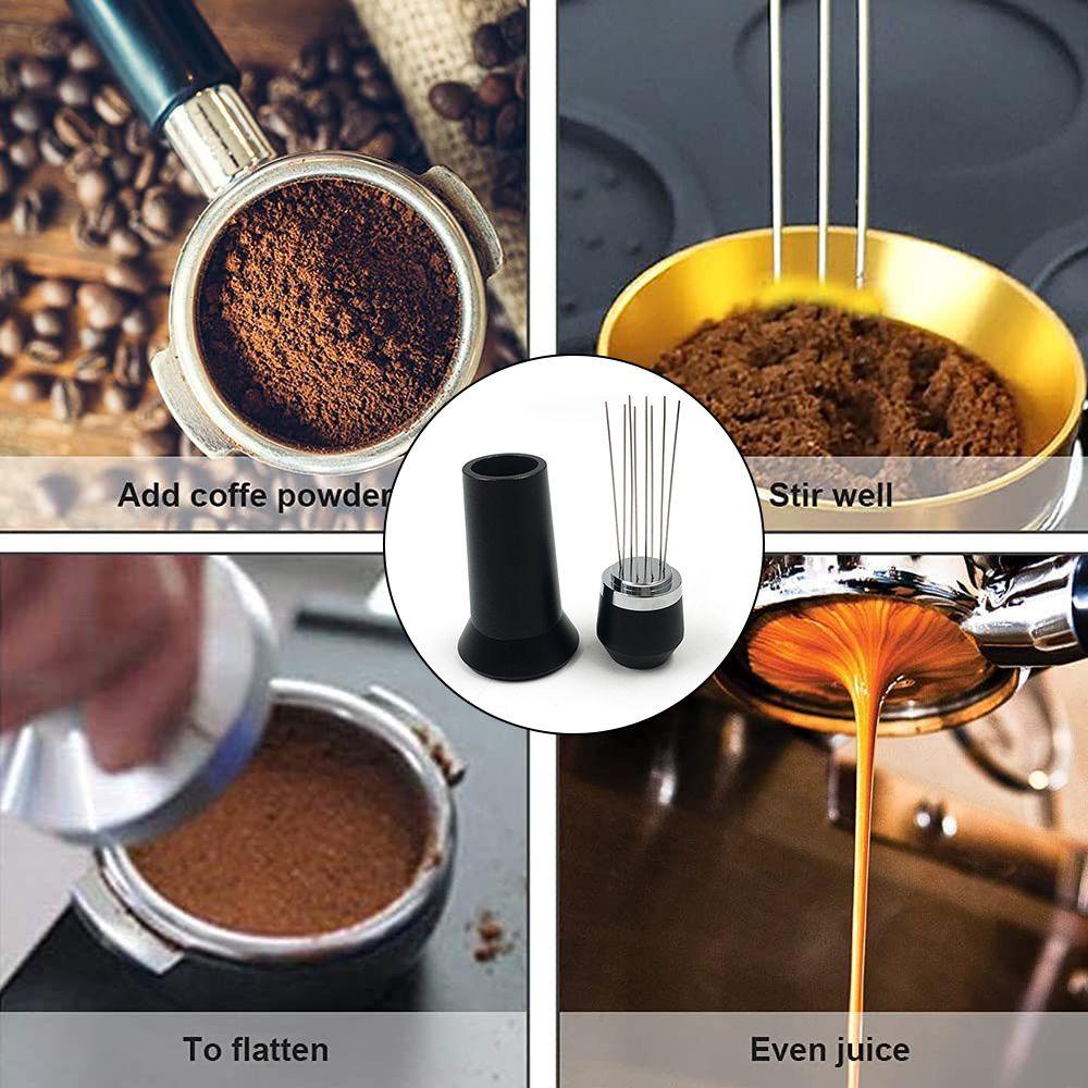 Lily Espresso Coffee Stirrer Handle and Stand Tamper Alat Distro Tangan Distributor Kopi