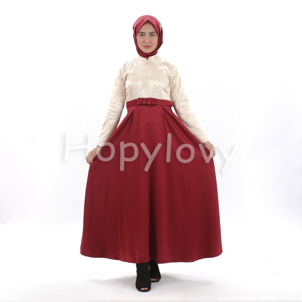 HOPYLOVY - MAXI DRESS MAHIRA (JAQUARD)