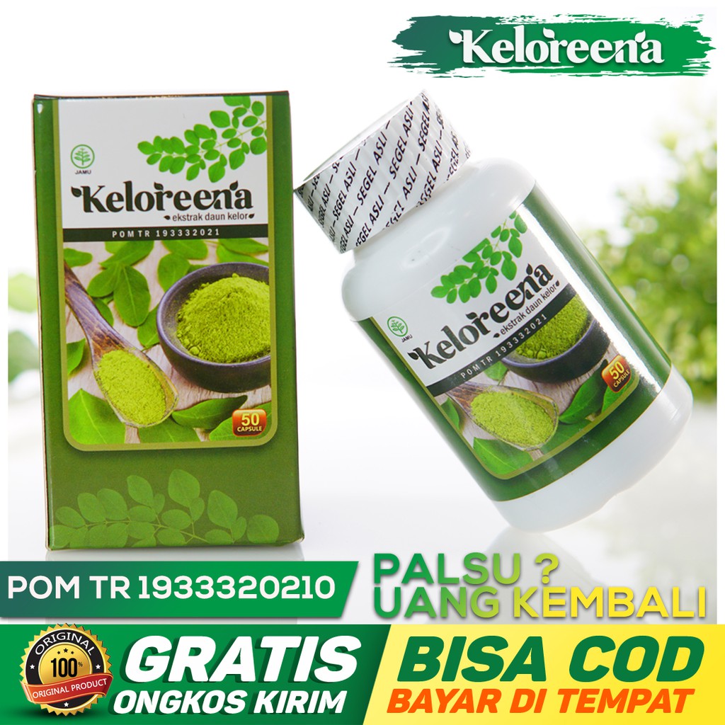 Obat Ginjal Bocor - Gagal Ginjal - Ginjal Bengkak - Infeksi Ginjal - Radang Ginjal Keloreena Kapsul
