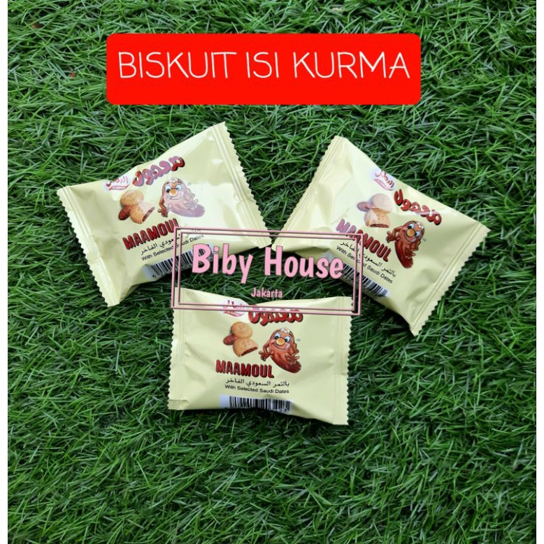 

QH BISKUIT MAAMOUL/AL BATAL MAAMOUL/biskuit MAMOUL pie kurma 1 box isi 16 pc TERMURAH
