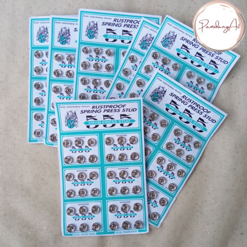 (6pcs) Benik Ceplis/ Kancing Cetet / Kancing Kutu Baru