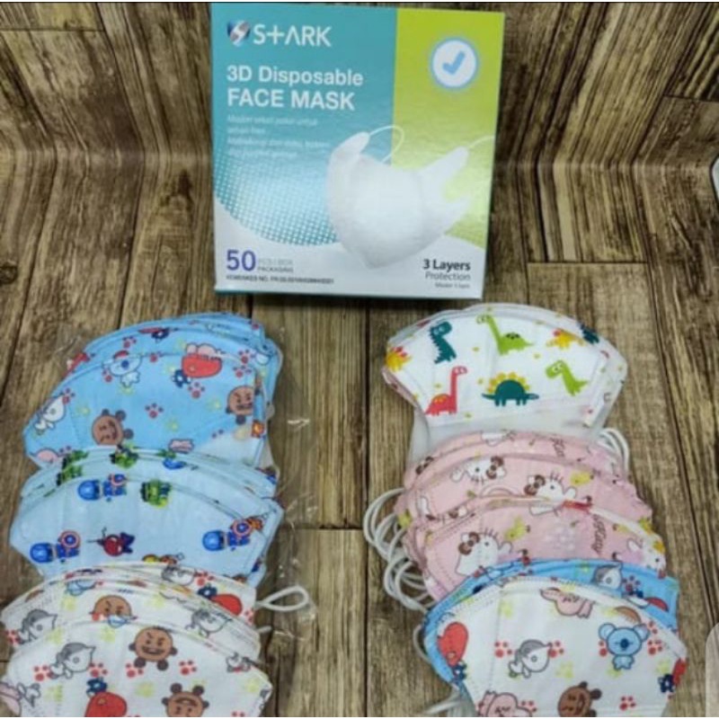 Masker Duckbill Anak 50 pcs