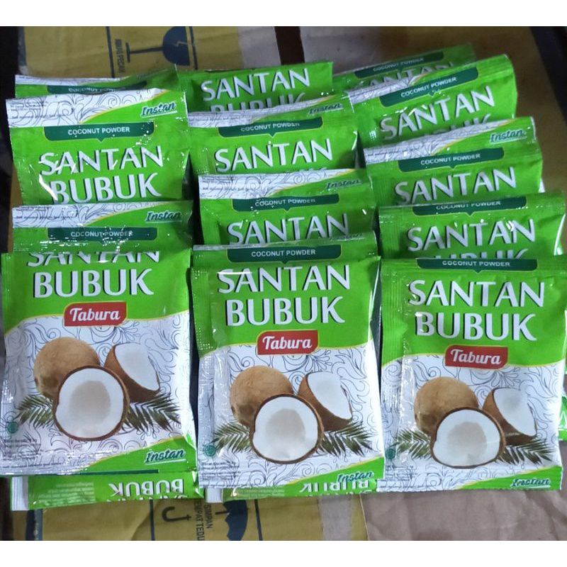 Santan Bubuk Tabura 13gram  1 renceng 10 sachet