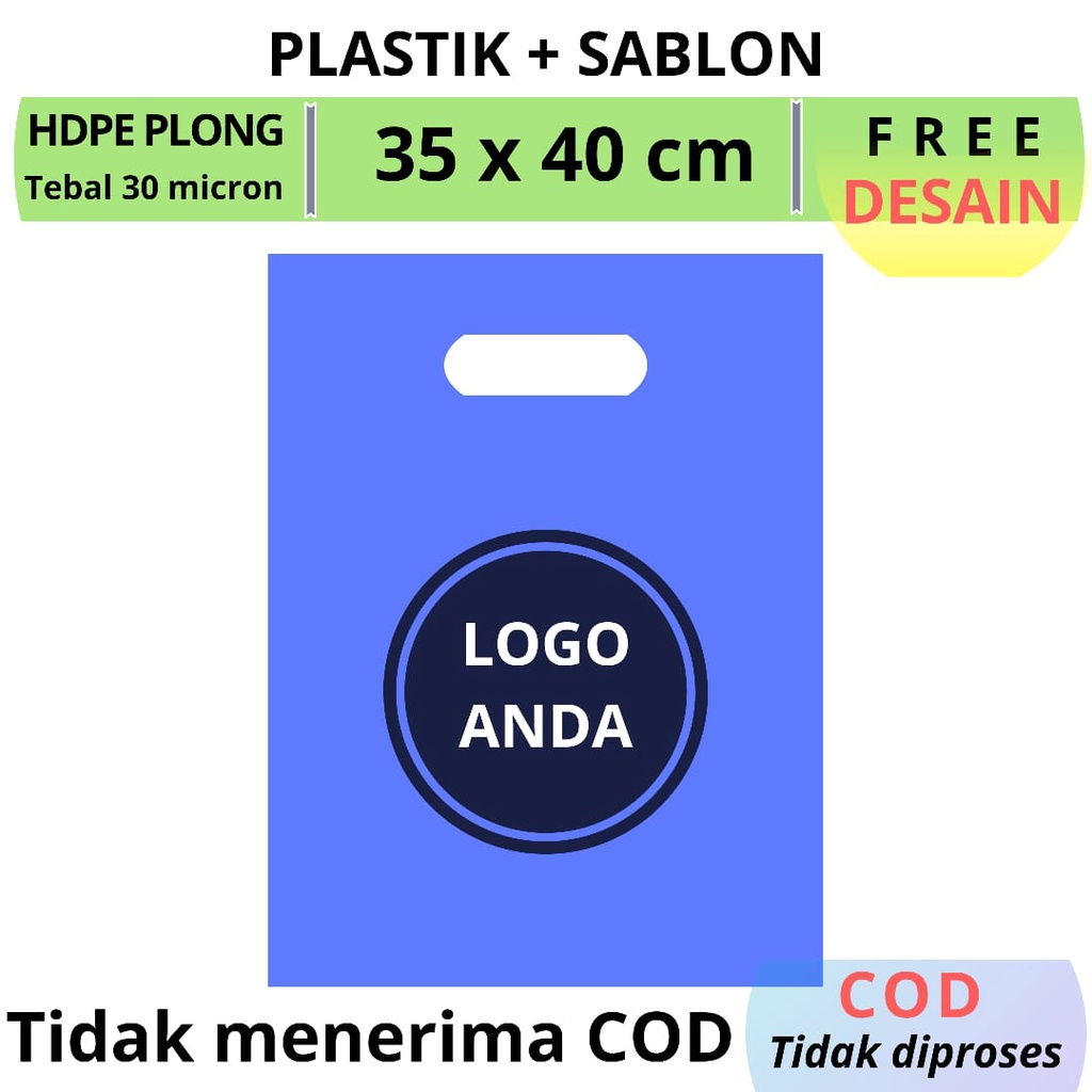 Sablon plastik packing Uk.35x40 cmsablon plastik olshopsablon plastik shopping bagsablon plastik