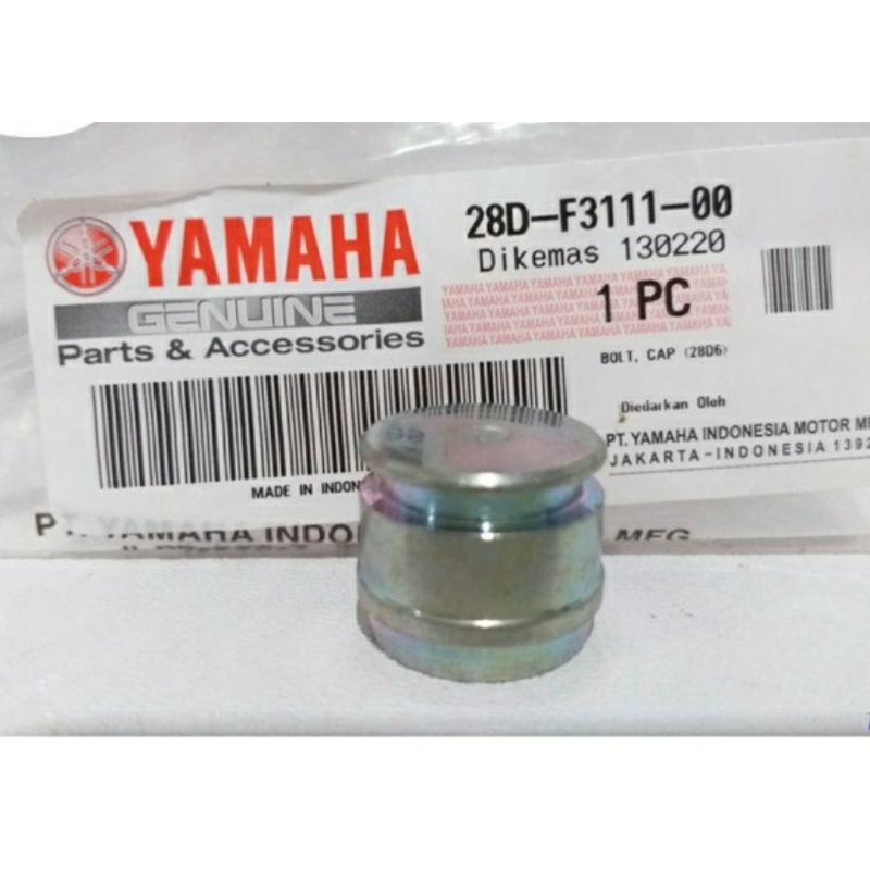 TUTUP AS SHOCK SHOK MIO SMILE FINO KARBU ASLI ORI YAMAHA 28D F3111 00