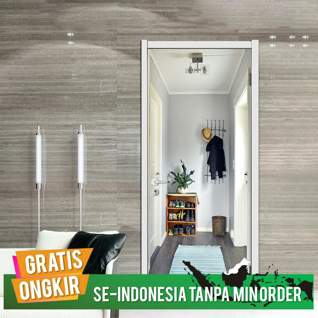 Stiker 3D Dinding Stiker 3d Pintu Stiker Dapat Dilepas Stiker Dinding Kamar Tidur Ruang Tamu
