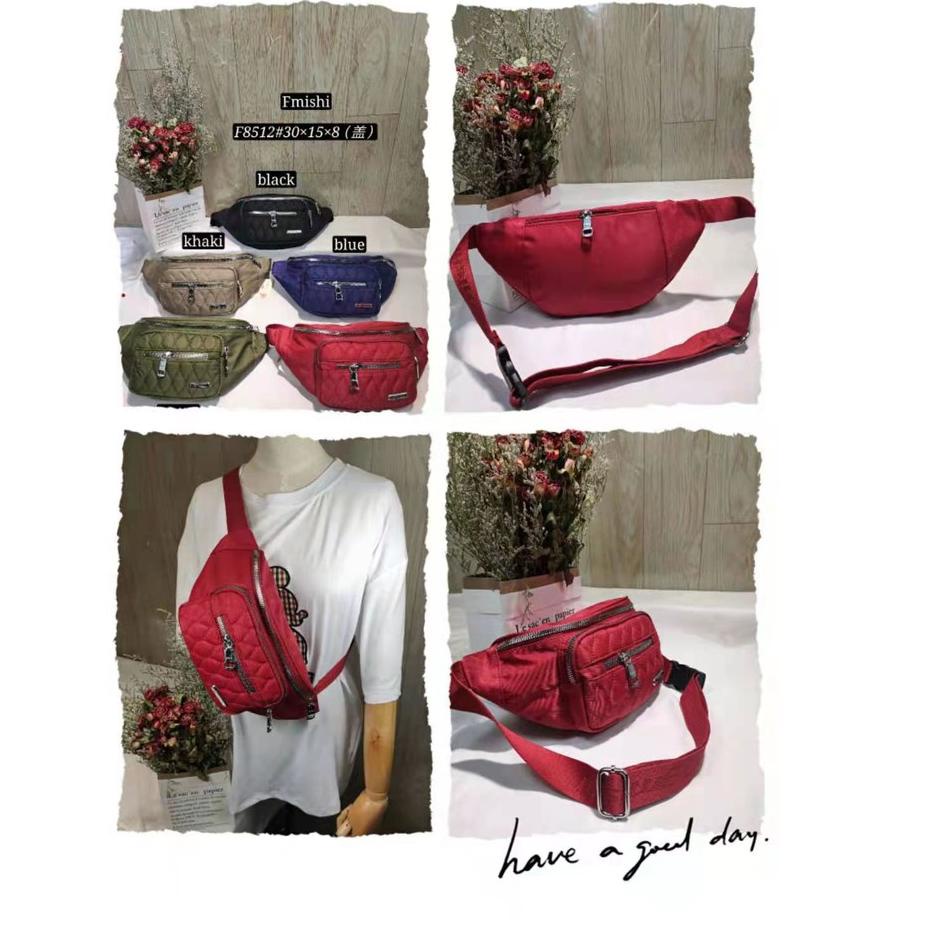 STR.20Au22c ◦ Tas Wanita Import Pinggang Selempang Waistbag Waist Bag FENGMISHI FMS8512 8512 FMSF851