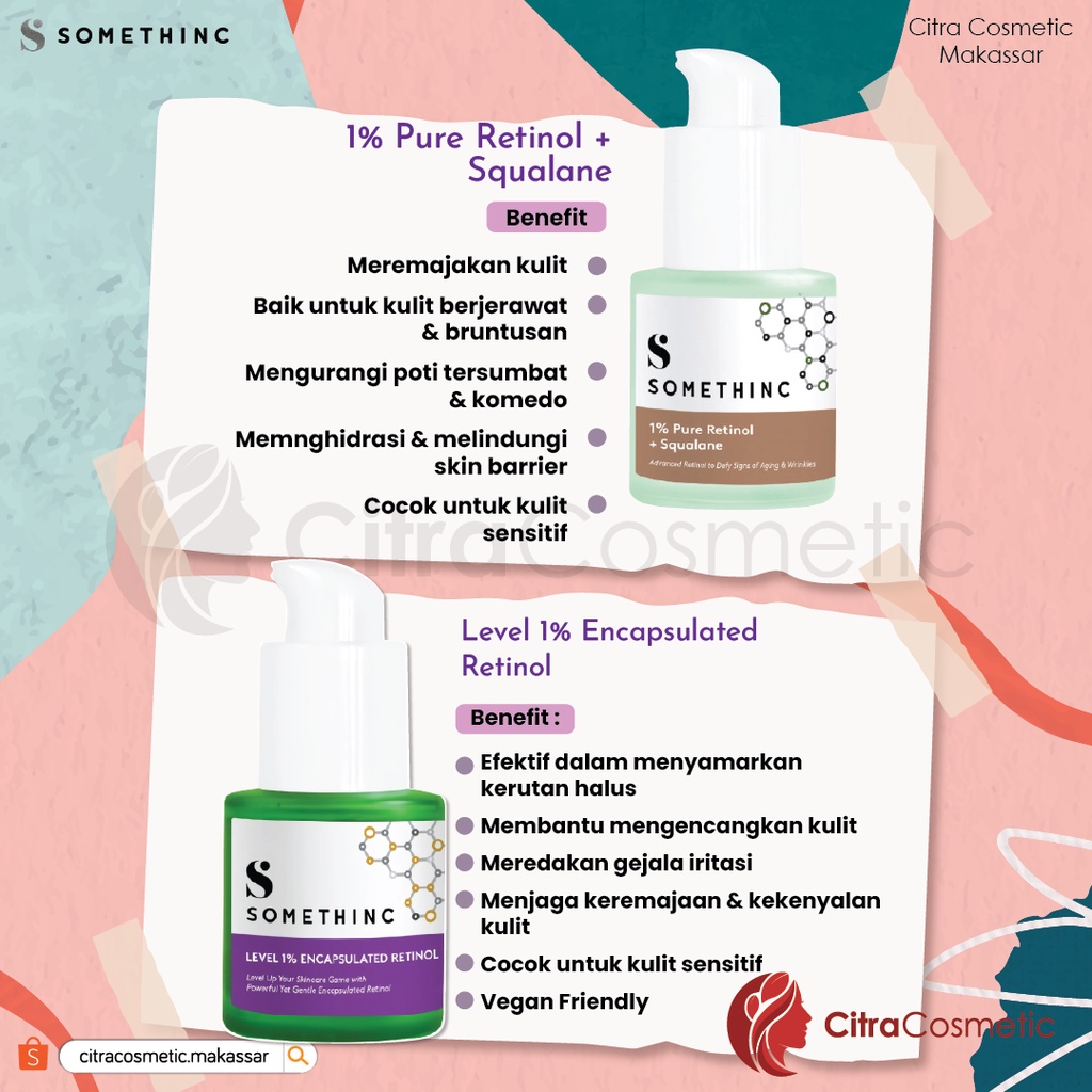 Somethinc Serum Skin Solver | Skin Defender Bakuchiol | Hylapore Away Solution | Granactive Snow Retinoid | Revive Potion 3% Arbutin + Bakuchiol | Skin Defender Bakuchiol + COQ10 Serum |  2% BHA Salicylic Acid Liquid Perfector