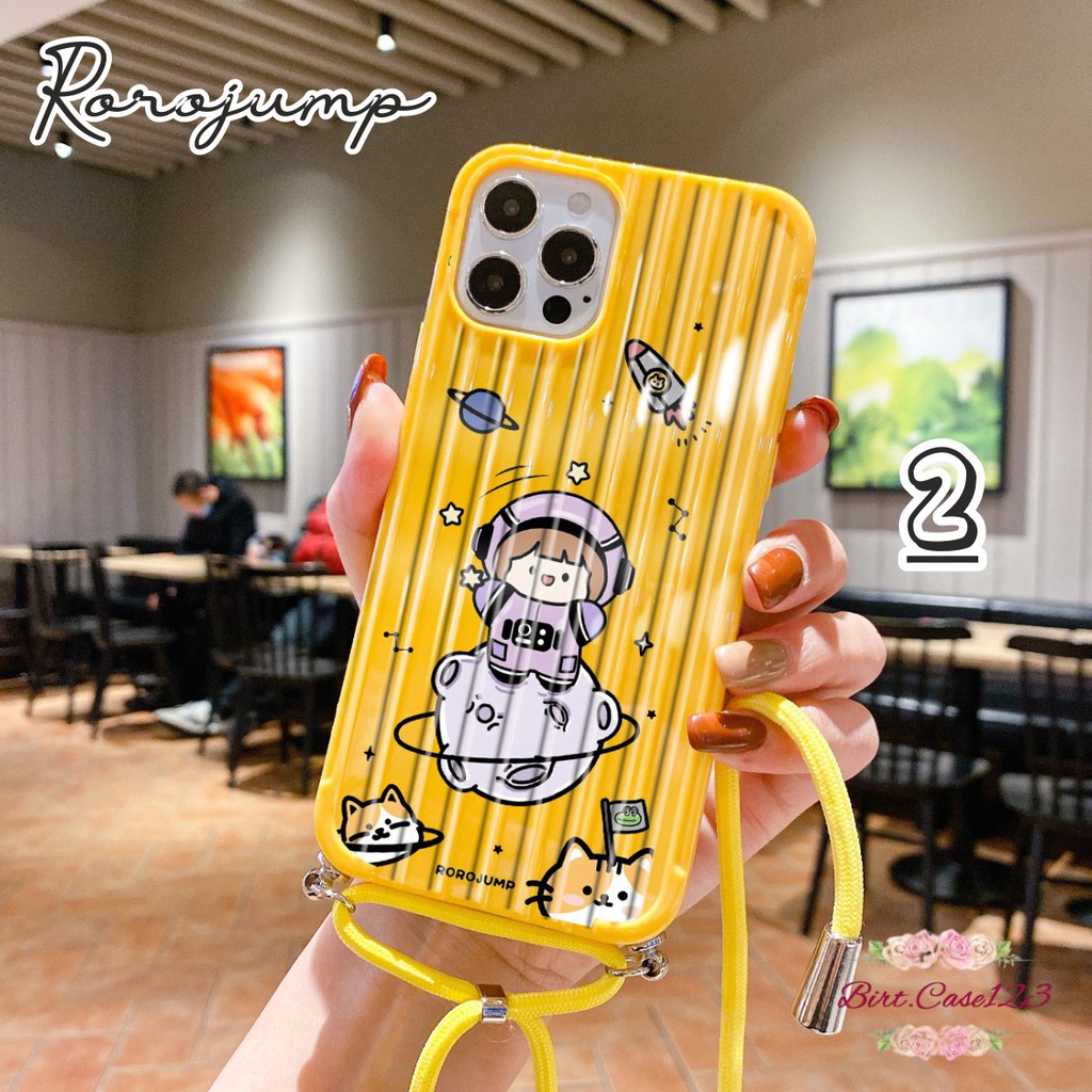 Softcase Koper Slingcase Lanyard RORO JUMP Xiaomi Redmi 3 4a 4x 5a 5+ 6 6a Pro A2 Lite BC2970