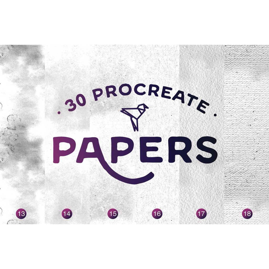 Procreate Paper Texture Premium Brushes 30 Varians Free Update