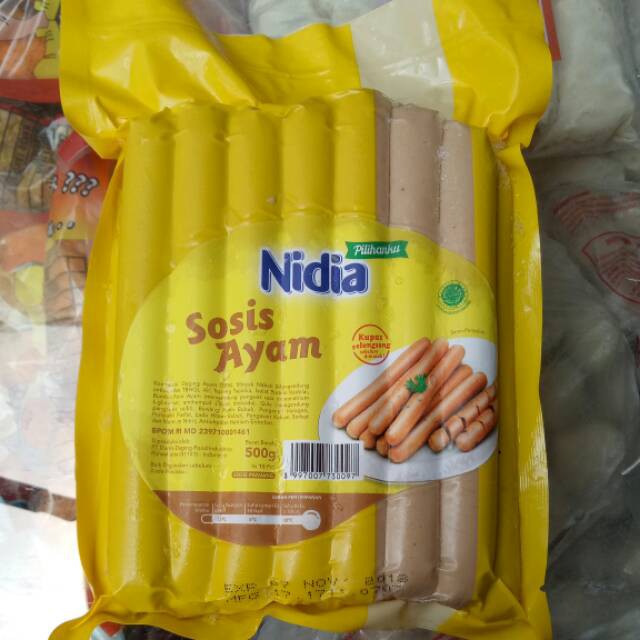 

Nidia Sosis Ayam Panjang 500g