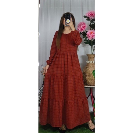 Longdress Wanita Kotak LongDress Kotak Gamis Kotak