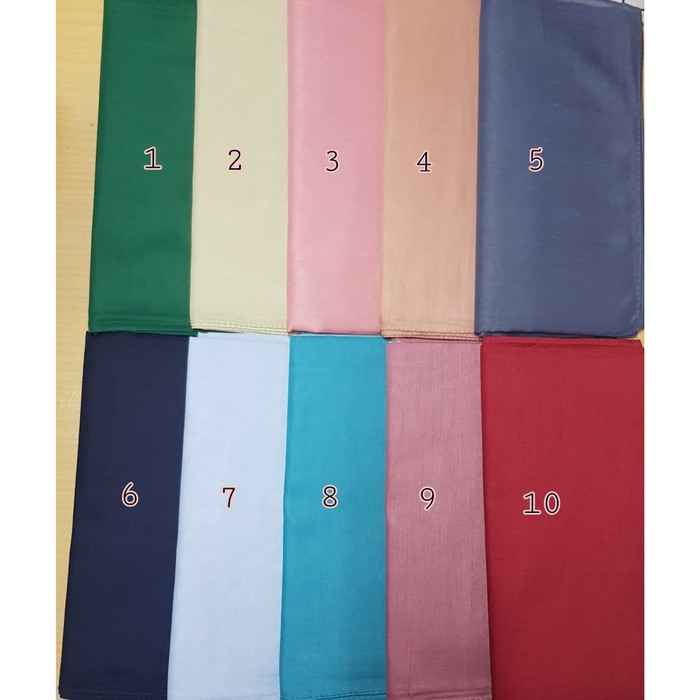 Murah Jilbab Segi Empat Voal Polos Organic By Umama