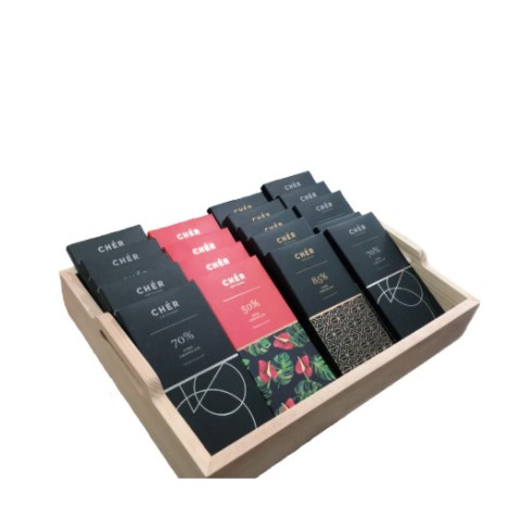 Cher Premium Dark Chocolate 50% Coklat Cokelat Bar Lokal 100% HALAL