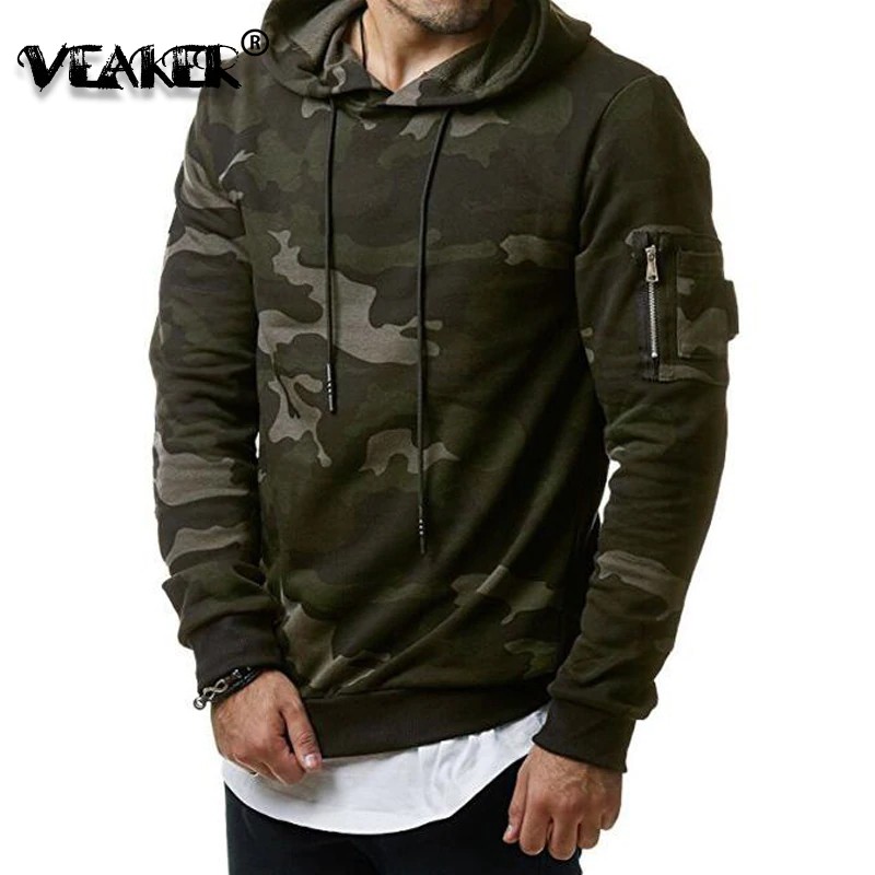 mens camo hoodie