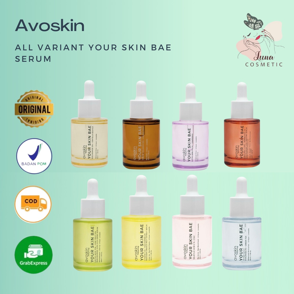 Jual AVOSKIN YSB Your Skin Bae Serum | Niacinamide/ Salicylic/ Hyacross ...