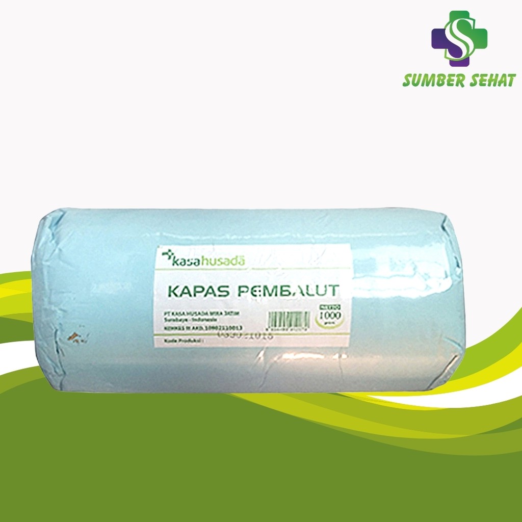 KAPAS PEMBALUT 1000 GRAM HUSADA